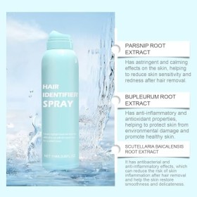 2PCS Spray Dermaplaning Pour Le Visage, Spray Didentification Des Cheveux Pour Le Rasage Du Visage,Hair Identifier Spray for