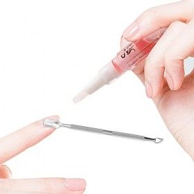 Huile Cuticules avec Coupe-Cuticules, Kit Huile Cuticules Ongles Stylo, Mix Taste Huiles pour Cuticules Stylo, Huile de Nutri