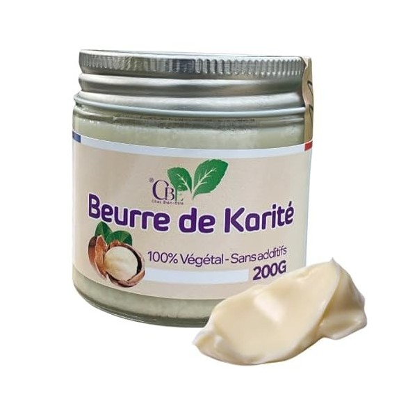 Beurre de Karité Pur Non Raffiné – Un Soin Doux et Naturel pour Chouchouter Votre Peau et Cheveux Afro – Crème Hydratante Béb