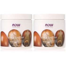 Now Foods Shea Butter - 100% Natural - 207 ml Lot de 2 