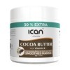 ican London Beurre de cacao avec vitamine E hydratant 24 heures, lisse les marques et utilisation à faire soi-même, 500 g