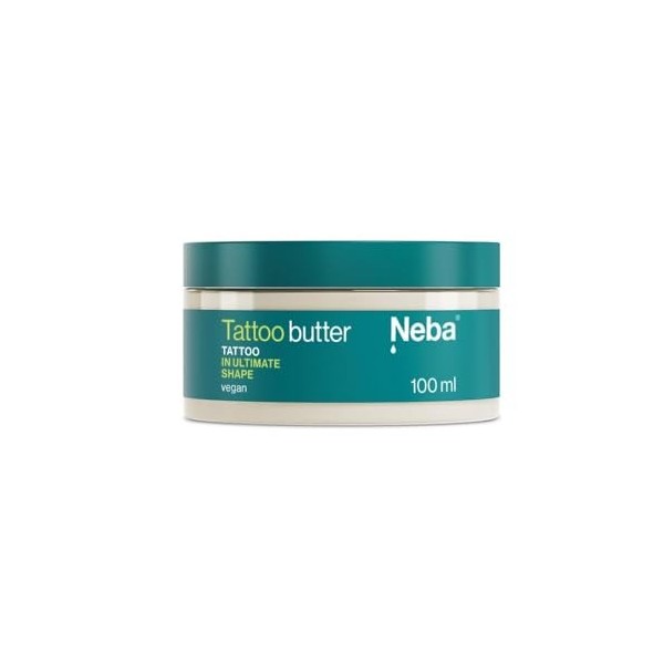 Neba - Tattoo Butter - Crème Rafraîchissante pour Tatouage - Baume Après-Soin pour Tatouage - Soin de la Peau - Soin Après-So