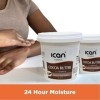 ican London Beurre de cacao avec vitamine E hydratant 24 heures, lisse les marques et utilisation à faire soi-même, 125 g