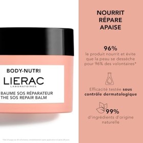 Lierac - Body Nutri - Le Baume SOS Réparateur 30ml - Soin Visage et Corps - Nourrit intensément - Tous types de peaux même se