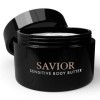 MIRROR OF YOUR BEAUTY SAVIOR Sensitive Body Butter Crème pour le corps à lacide lactique, à lextrait de lavande pour peaux 