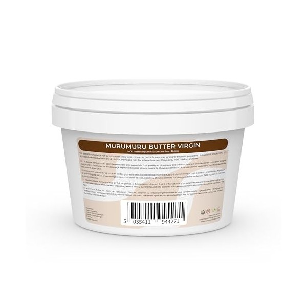 Cosmetic Butters Beurre Murumuru Vierge - 100% Pure et Naturelle - 500g