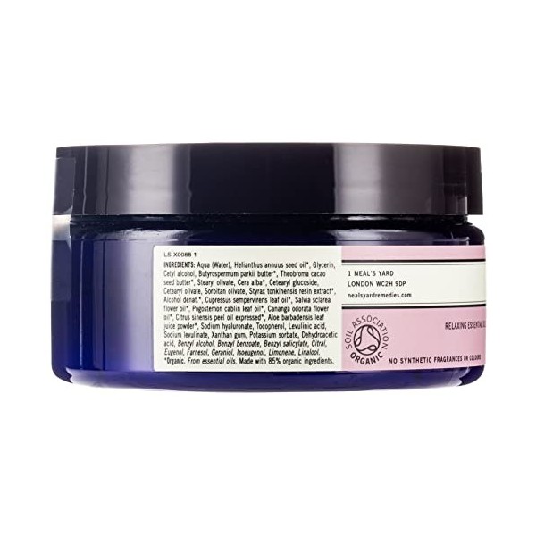 Neals Yard Remedies Beauty Sleep Beurre corporel | Parfum réparateur pour apaiser le corps et lesprit | 200 g