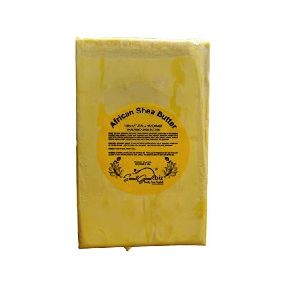 Organic Raw Unrefined Shea Butter Ghana Africa Pure 5 Pounds by Tamale Ghana Villages