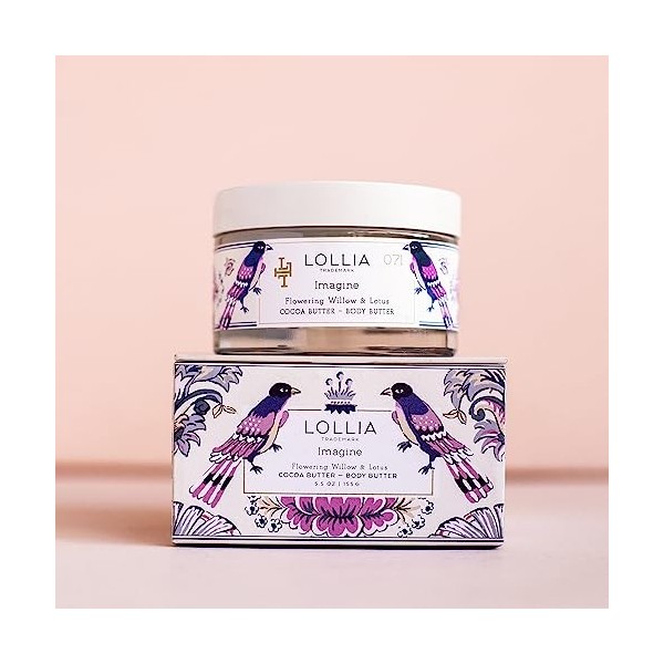 Lollia Imagine Body Butter | Nourishing Body Moisturizer | Hydrating and Smooth | Finest Ingredients Including Shea Butter & 