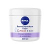 NIVEA REPAIR & CARE Baume Réparateur Visage, Corps & Mains Peaux Sèches & Sensibles 1 x 400 ml , Crème corps glycérine & pan