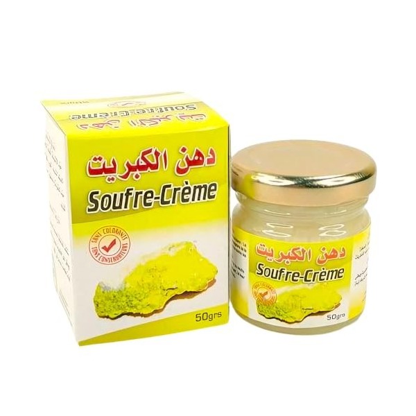 Creme Au Souffre Contre les Problemes de Peaux, 100% naturel