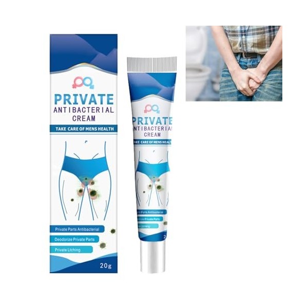 KOAHDE Crème Antibactérienne Privée,Crème Antifongique pour Homme,Crème Soulage Rapidement les Démangeaisons,Crème de Traitem