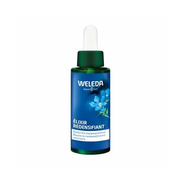 WELEDA - Elixir redensifiant GENTIANE BLEUE ET EDELWEISS - Soin anti-âge redensifiant dès 50 ans - Peaux matures - NATRUE* - 