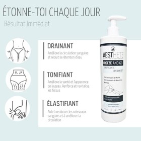 Creme Anti Varices Effet Gel Cryo Pour Jambes Lourdes Circulation Drainage Format Maxi 500ml Traitement Efficace Contre Les V