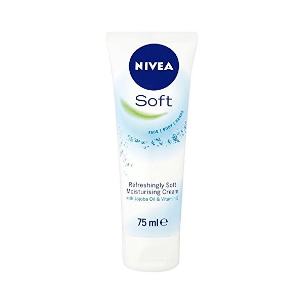 6x Nivea SOFT Moisturising Cream Tube 75ml by Nivea