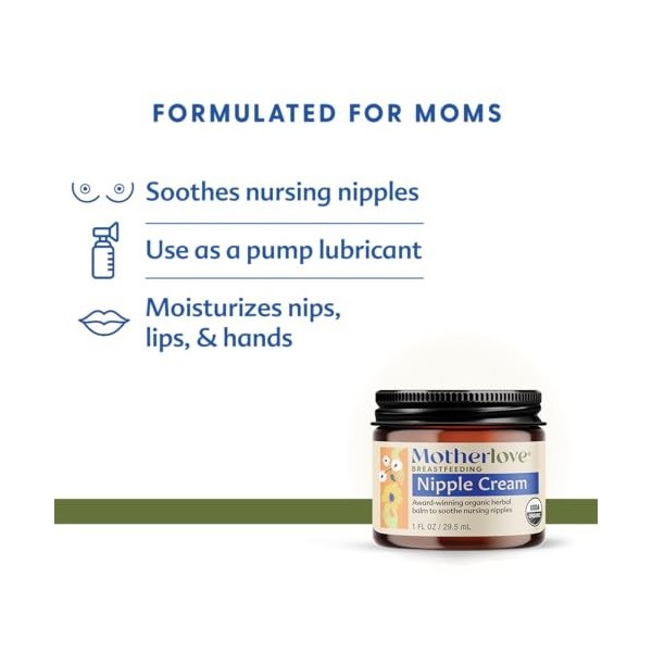 Motherlove Herbal Nipple Cream 1 oz 