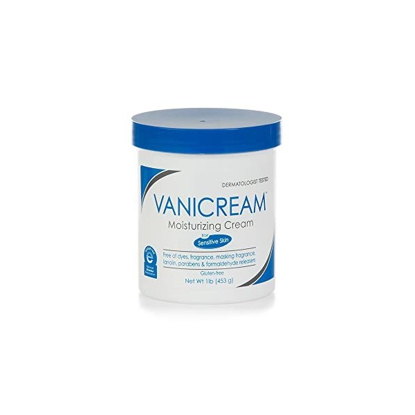 Vanicream moisturizing skin cream jar with regular cap - 1 lb