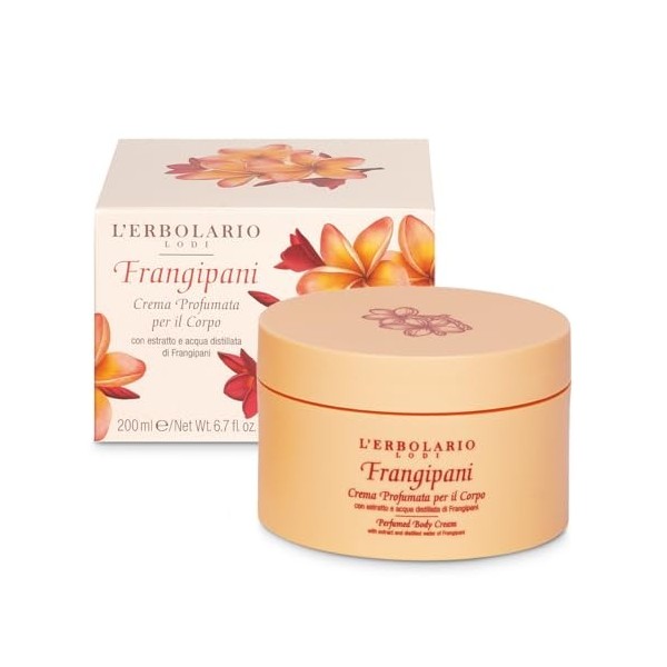 Perfumed Body Cream - Frangipani by LErbolario for Unisex - 6.7 oz Body Cream