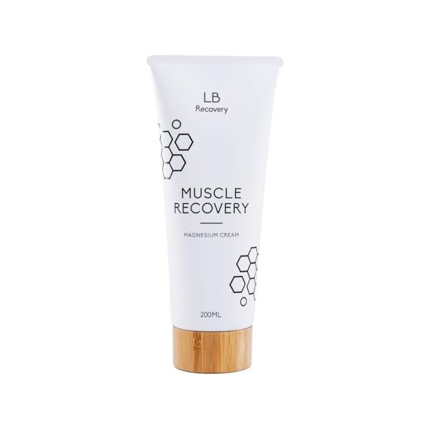 LilyBee - LB Recovery Magnesium Cream, 200ml - Ingrédients 100% purs et naturels - Formule légère et hydratante qui pénètre s