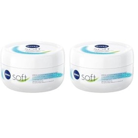 Nivea Krem Soft pudeko 200 ml Lot de 2 