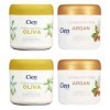 Pack 4 - Cien - 2 Crema Corporal Hidratante Oliva 250 ml. + 2 Crema Corporal Argán 250 ml. Suavidad para tu piel. Pack 4