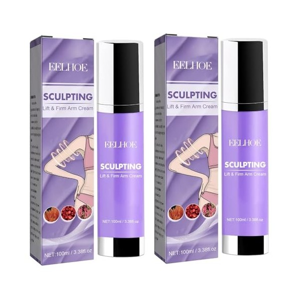 Crème raffermissante pour les bras 2 pièces Crème pour le corps au collagène Crème raffermissante pour le corps Réduit les ri