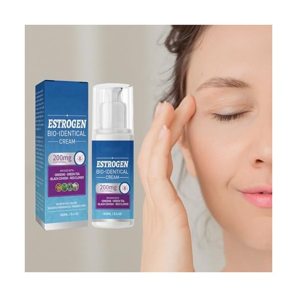 Crème de Soulagement de la Ménopause,Crème pour Soulager la Ménopause,Crème Anti-ménopause,Crème Equilibrant Ménopause Femme,