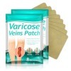 16Pcs Varicose Veins Treatment Patch, Araignée Veine Varices Veines Patch pour Jambe, Soulager Rapidement Les Varices Et Les 