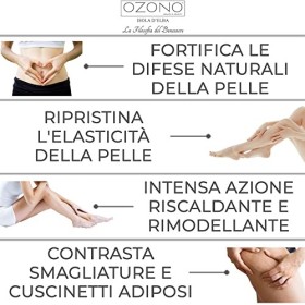 OZONO H&B - Crème pour corps thermique professionnelle - MADE IN ITALY 200ml 