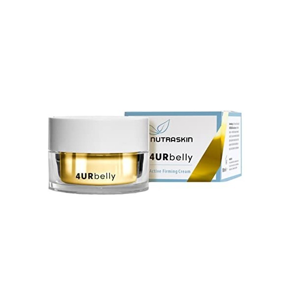 Nutraskin 4URbelly - Crème Corps Raffermissante Femmes pour un Ventre Ferme I Crème Anti-Cellulite Chardon-Marie, Busserole, 