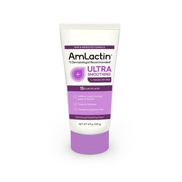 AMLACTIN Ultra Hydrating Body Cream, 4.9 oz Pack of 6 by AmLactin