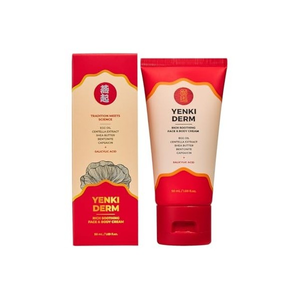Yenki Derm | Crème pour le visage et le corps | 50 ml | 5 Pack