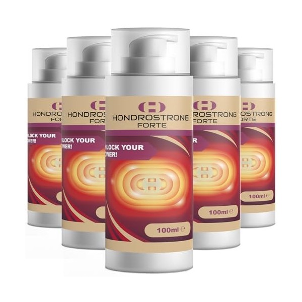 Hondrostrong Forte - Crème - 500 ml 5x 100 ml 2024