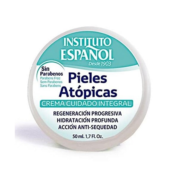 Crema Hidratante Piel Atópica - Instituto Español - Expositor Tarro atópico 30 ML.