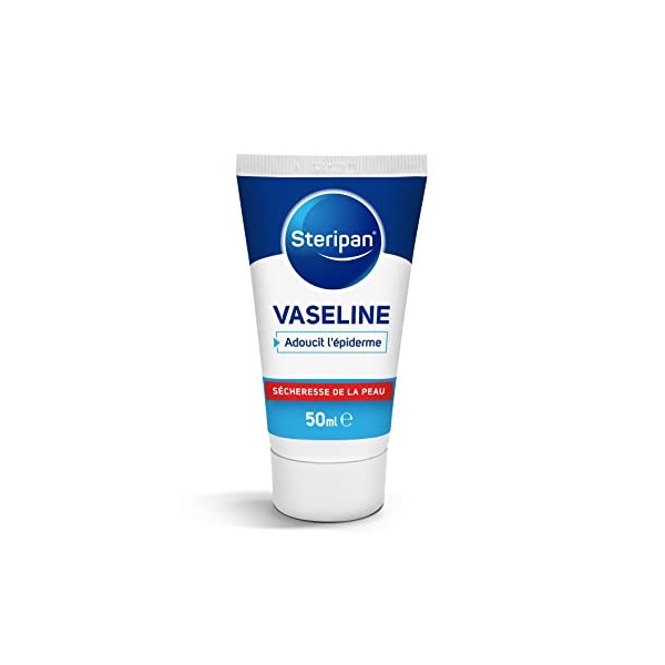 Steripan - Vaseline - Adoucit lÉpiderme - Sécheresse de la Peau - Tube de 50ml