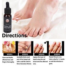 Lot de 3 Huiles de Soin des Ongles, Traitement Fongique des Ongles avec Lime à Ongles, Liquide Hydratant épaississant pour la