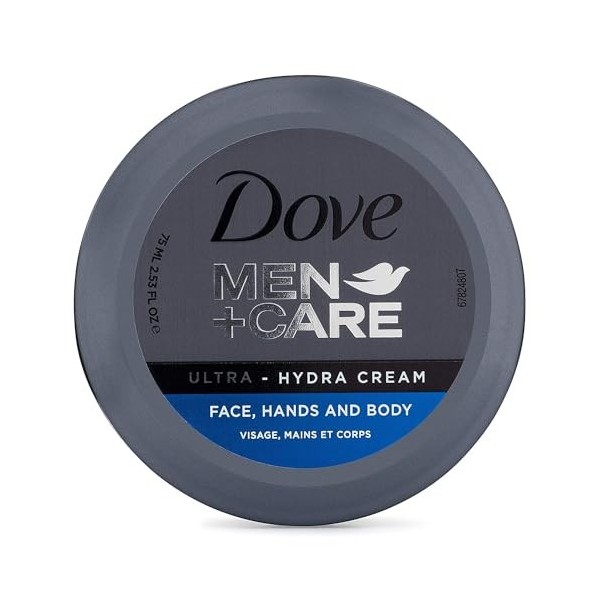 75 ml de crème. Les hommes Hydra Cream Face, Hands and Corps.