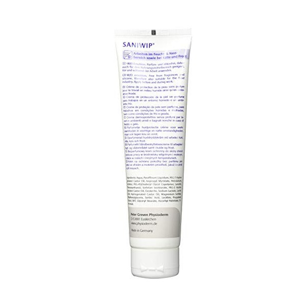 SaniwIP Crème de protection pour la peau 100 ml Crème