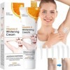 Underarm Whitening Cream,Crème Eclaircissante pour Aisselles,Armpit Whitening Cream,Crème Blanchissante,Whitening Cream,Skin 