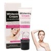 Crème Blanchissante,Crème Eclaircissante,Underarm Whitening Cream,Skin Lightening Cream,Crème éclaircissante pour Aisselles,G