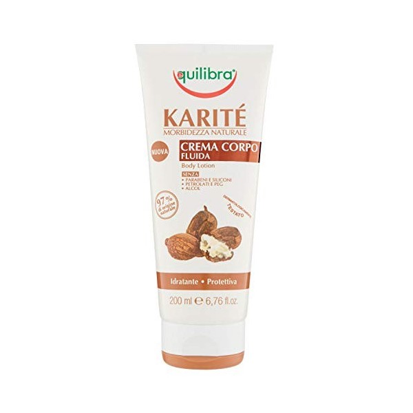 Body Cream Fluid Shea karitè 200 ml