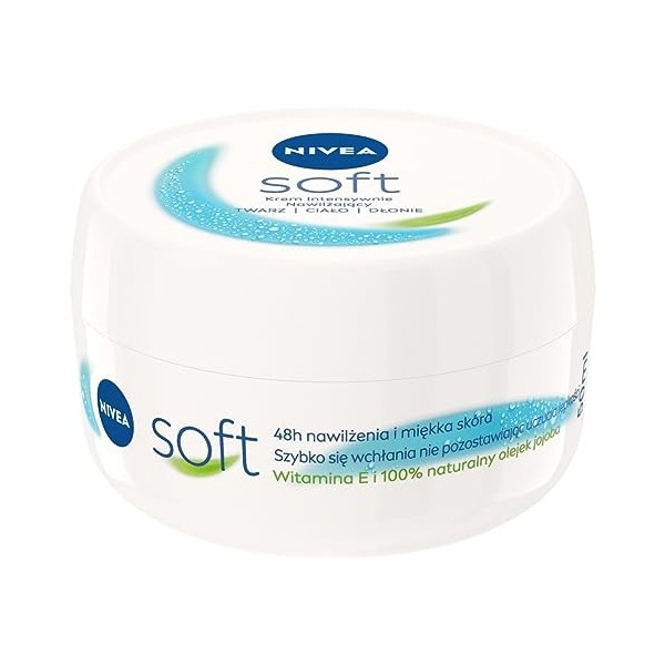 NIVEA Crème hydratante douce pour le corps et les mains 50 ml