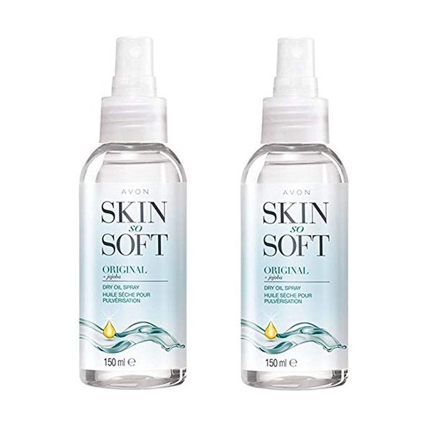 Avon Skin So Soft Original Dry Oil Lot de 2 vaporisateurs pour le corps 150 ml