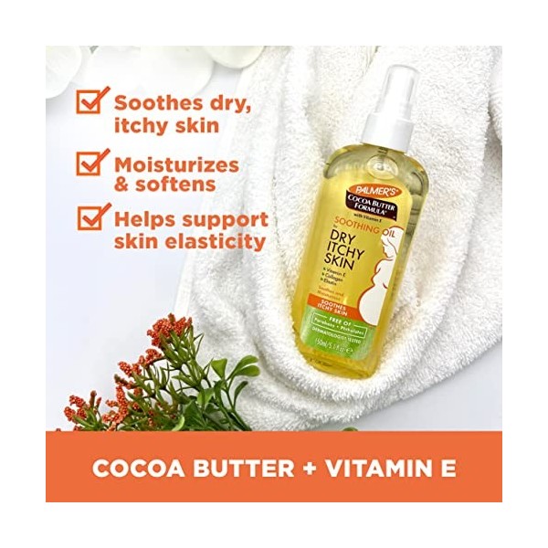 Palmers Cocoa Butter Formula Soothing Oil for Dry, Itchy, Skin 150ml