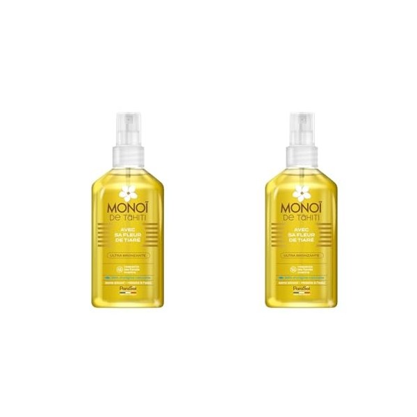 ParaSol Spray Monoï de Tahiti avec Fleur de Tiaré, jaune, 125 ml Lot de 2 