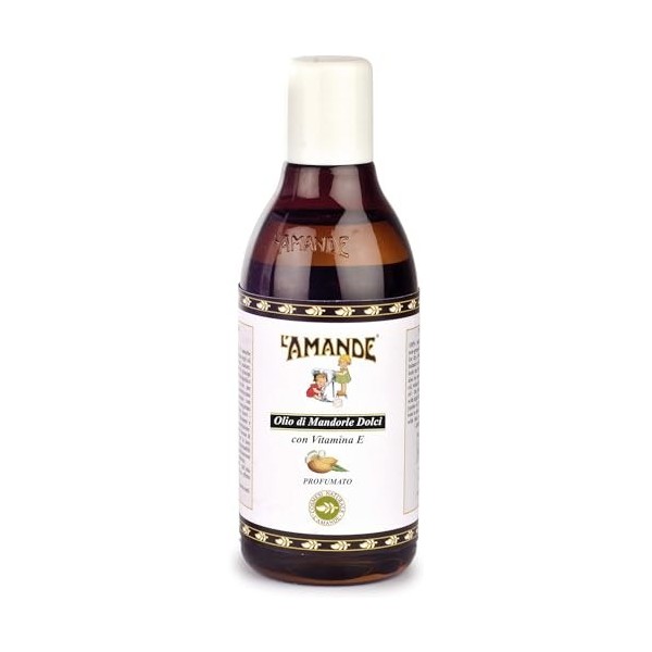 LAMANDE - Huile Amande Douce 100% Naturelle avec Vitamine E Idéal comme Huile de Massage, Visage et Corps Douce et Parfumée,