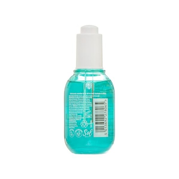 Sol Beauty Huile Corps Séchante Parfum Coco avec Huile de Coco, Huile dArgan & Vitamine E, Aide à Lisser et Adoucir la Peau,