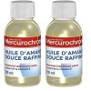 MERCUROCHROME - Huile dAmande Douce Raffinée - Adoucissante et Nourissante - 100 ml Lot de 2 