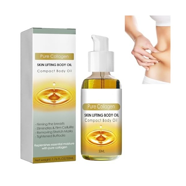 Huile Corporelle Liftante au Collagène,Lady Collagen Lifting Bodyoil,Huile Pour Le Corps Lifting Au CollagèNe,Women Huile Lif