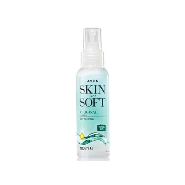 Generic Avon Skin So Soft Original Spray corporel à lhuile sèche avec jojoba | NOUVEAU FORMAT VOYAGE 100 ml